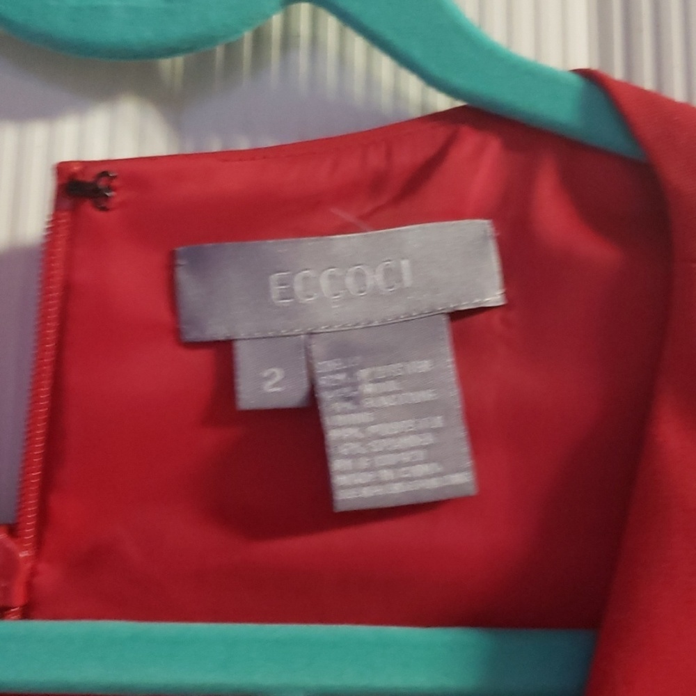 Midi Red Dress - Picture 2 of 3